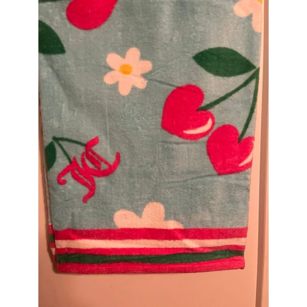 Juicy Couture cherry beach towel